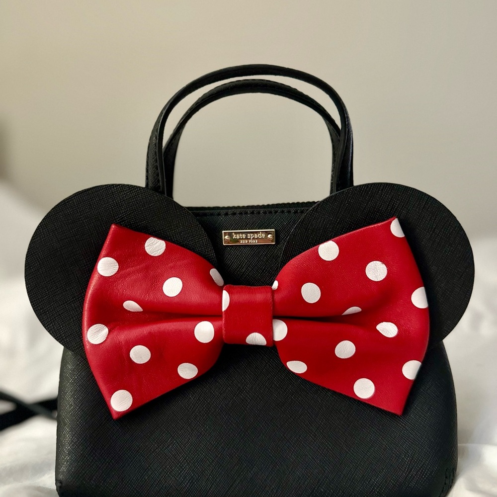 Kate Spade ♠️ Disney - Black and Red Bow Bag